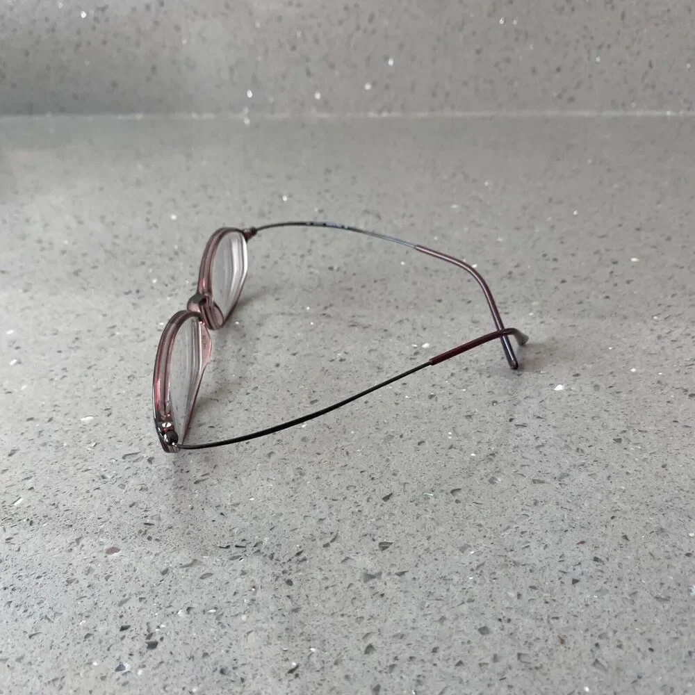 SAFILO SAF 5001 E13 47 15 135 Eyeglass Frames Made in Italy Red Brown